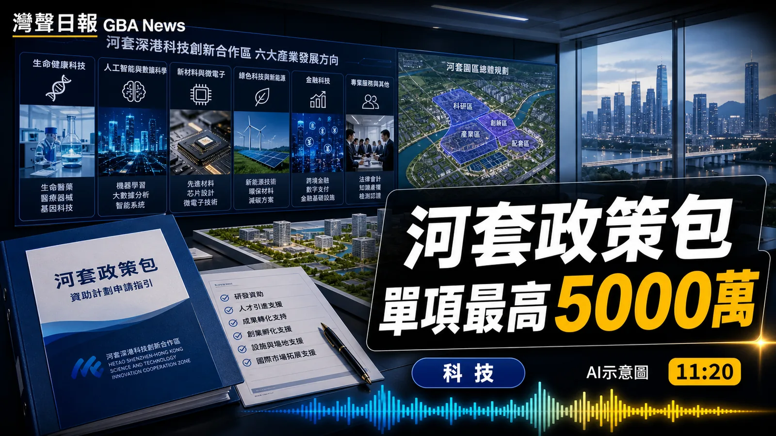 河套政策包 單項最高5000萬
