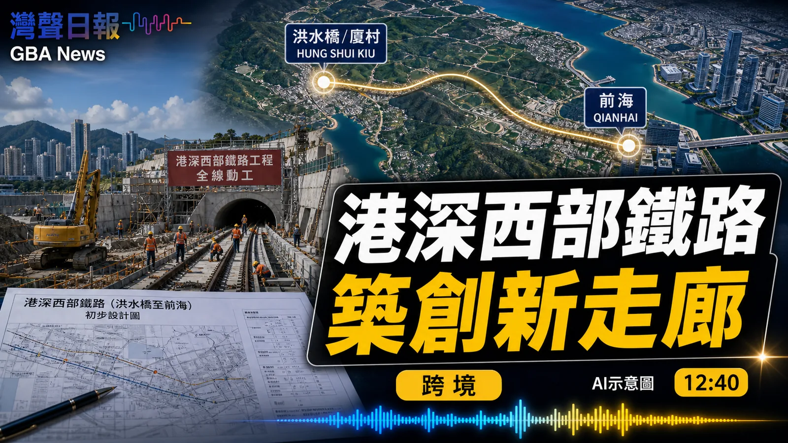 港深西部鐵路築創新走廊