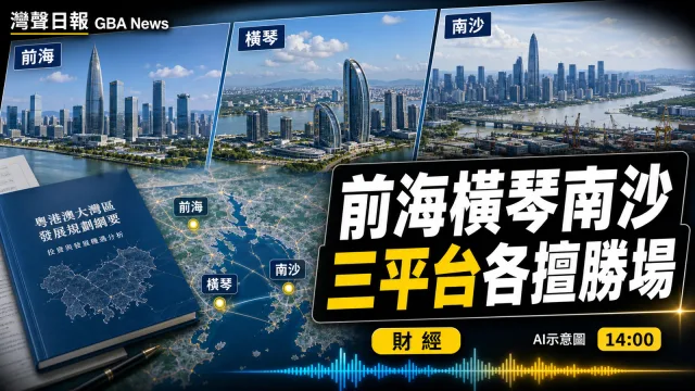 前海橫琴南沙三平台各擅勝場