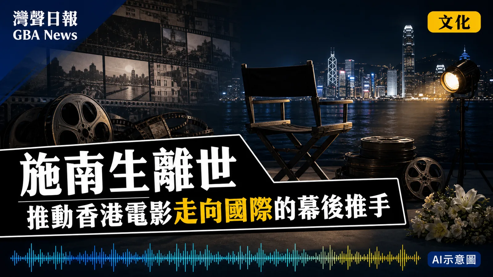灣聲日報 GBA News｜施南生離世 文體旅局悼念香港電影國際推手｜文化新聞封面