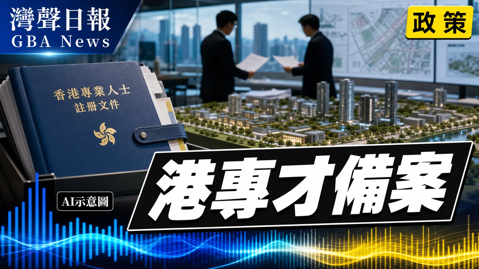 灣聲日報 GBA News｜前海公示香港工程建設專業人士備案 城鄉規劃服務續對接｜政策新聞封面