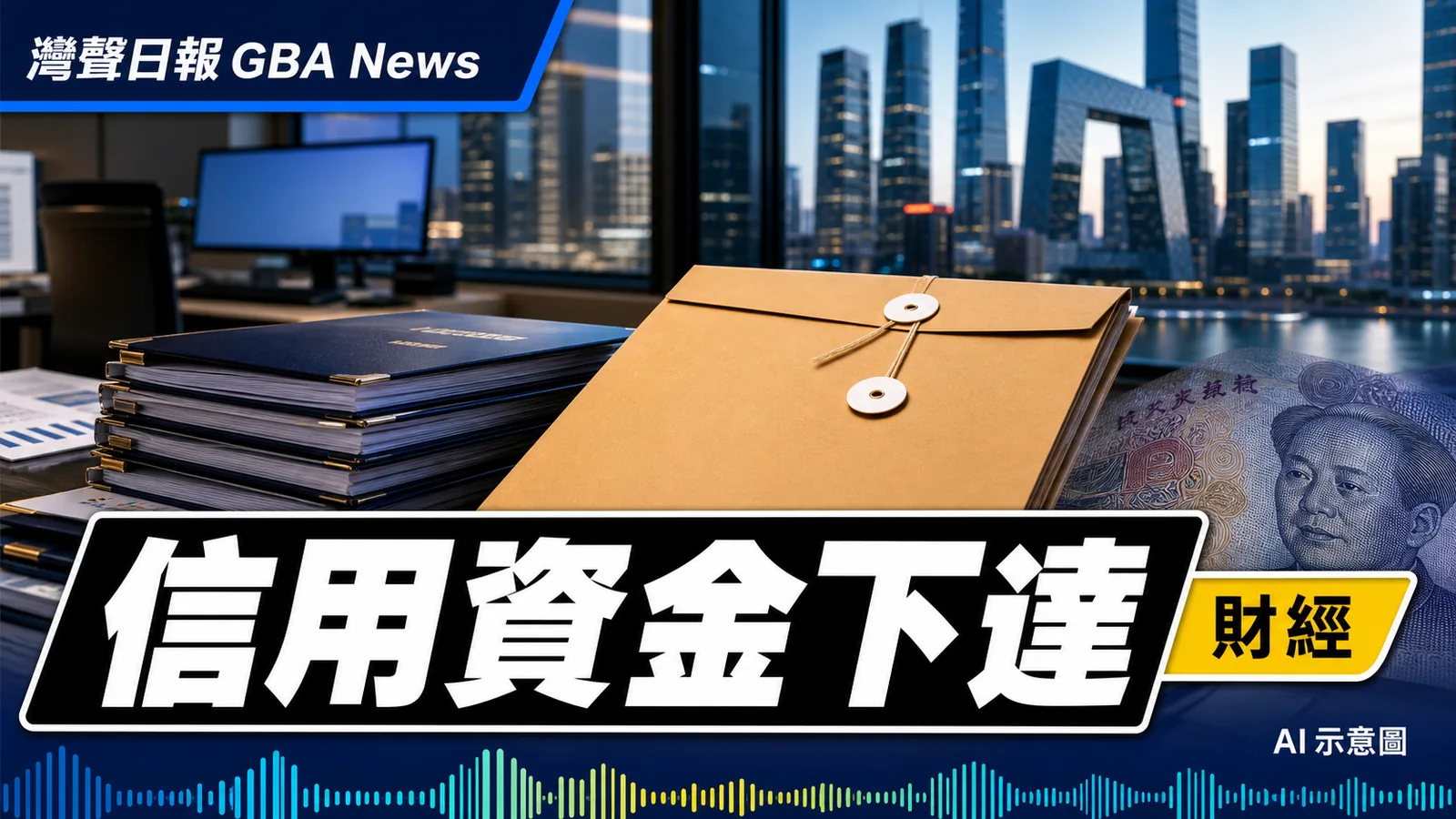 灣聲日報 GBA News｜前海信用經濟專項資金下達 兩機構三項申請獲120萬元｜財經新聞封面