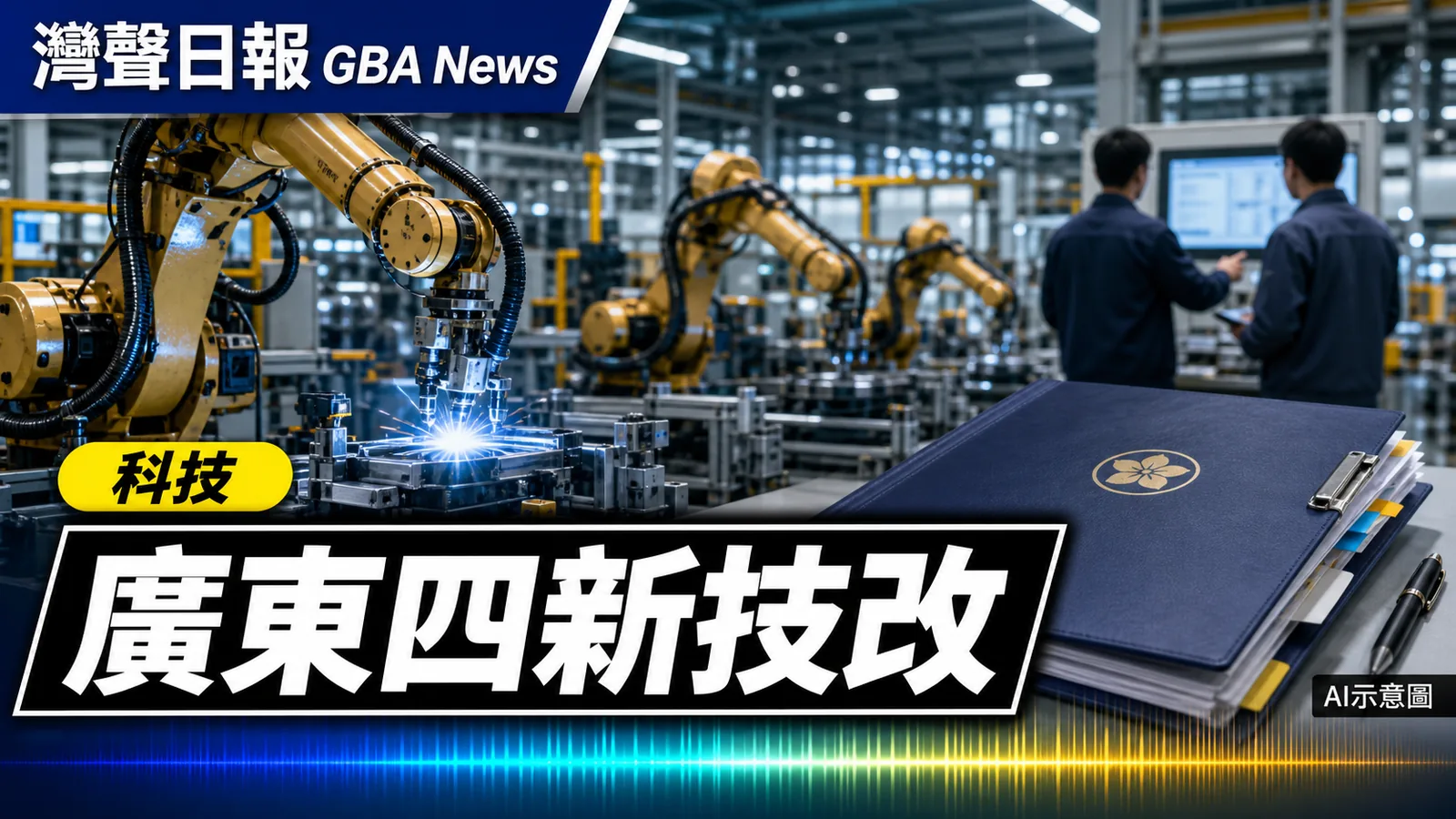 灣聲日報 GBA News｜廣東推四新技改政策 新賽道投資獎補標準再優化｜科技新聞封面