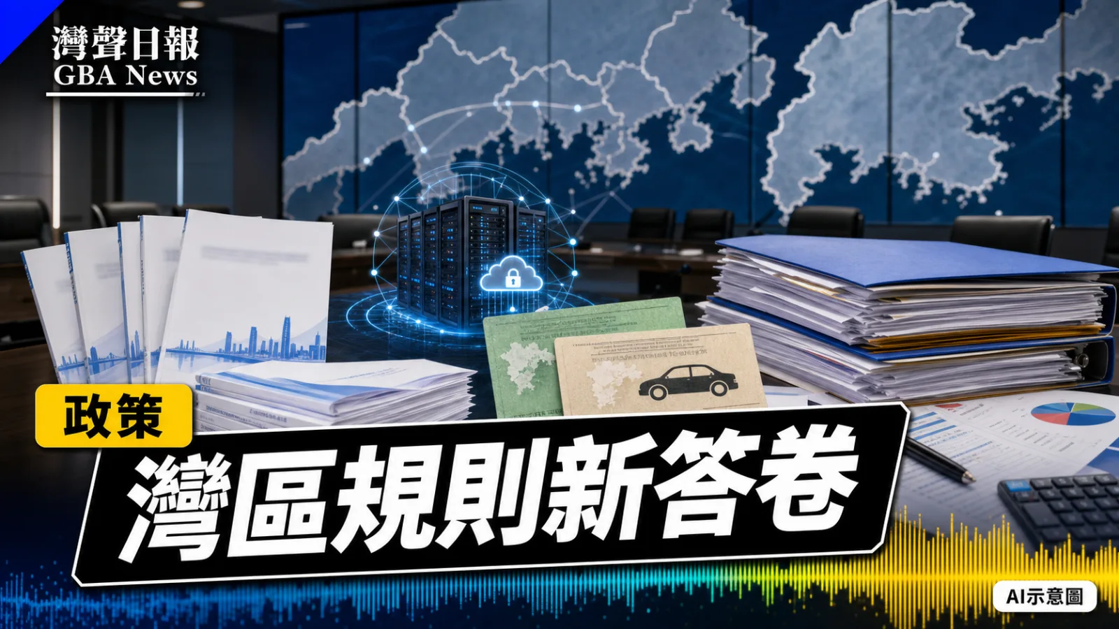 灣聲日報 GBA News｜粵港澳規則銜接累計70個案例 前海數據與橫琴EF帳戶受關注｜政策新聞封面