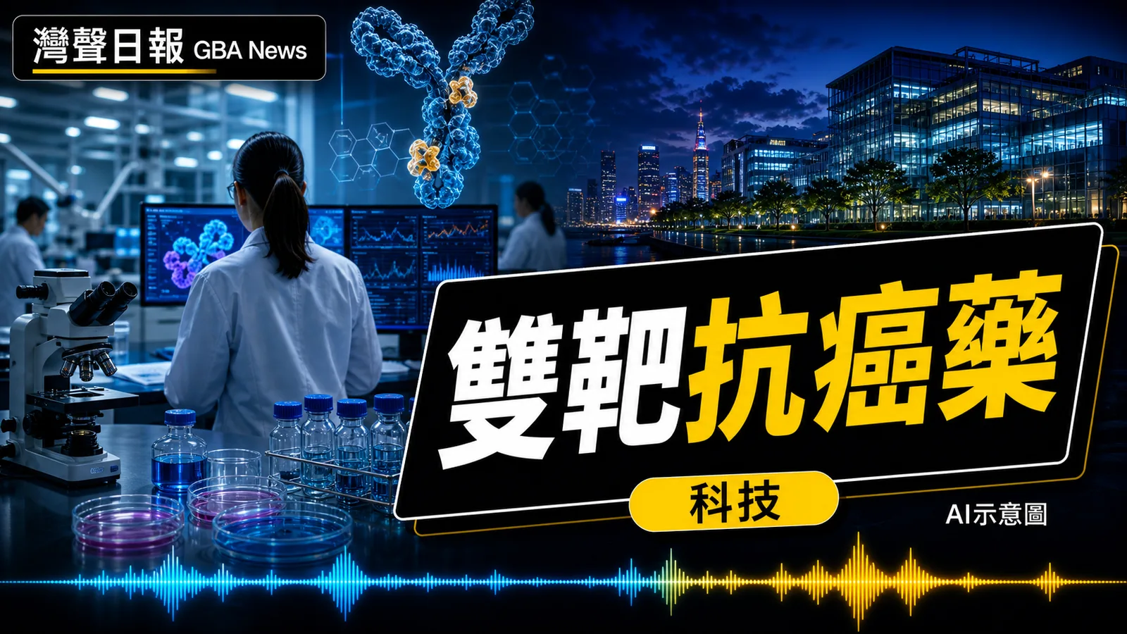 中山藥企推雙靶抗癌藥