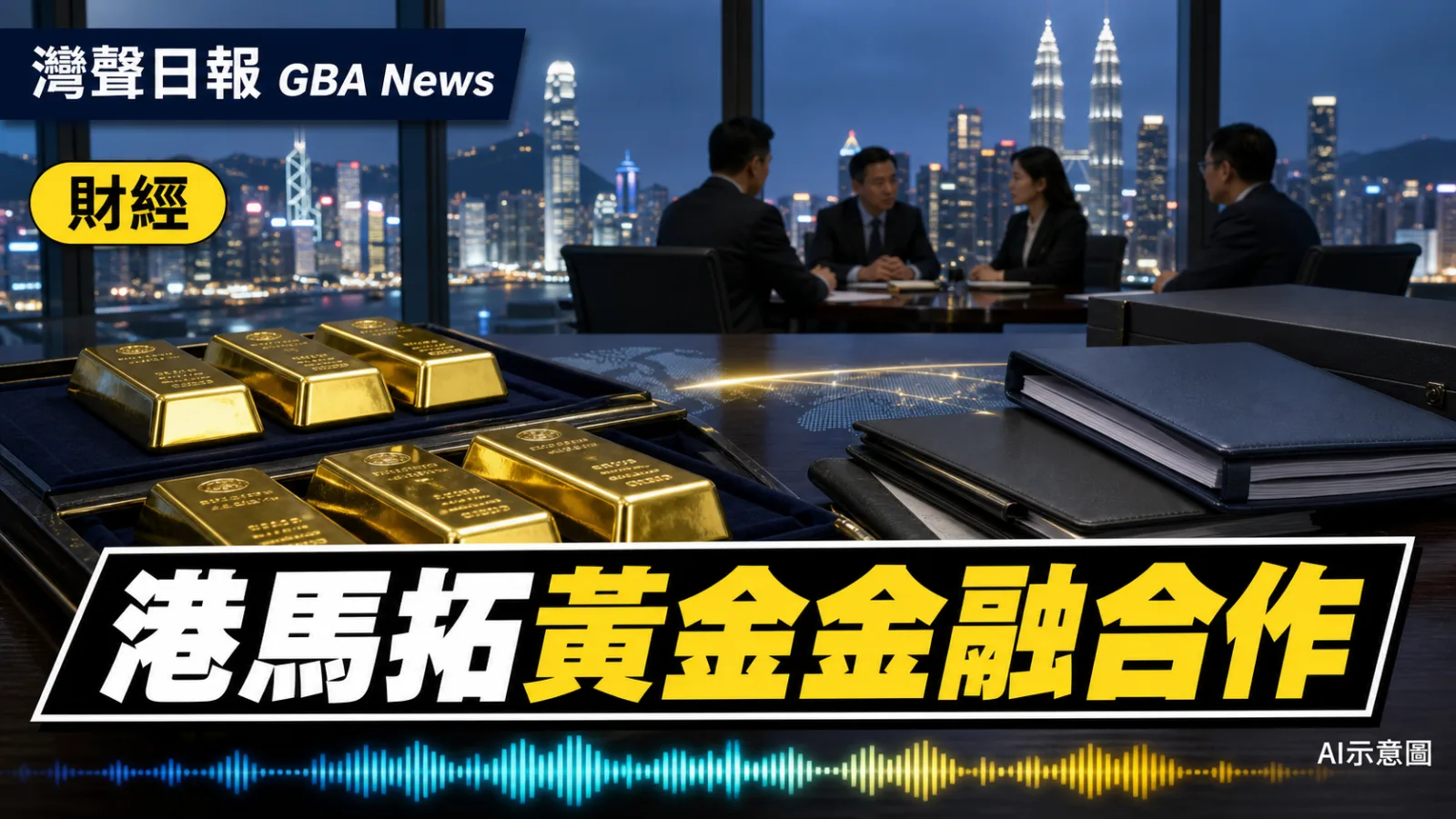 灣聲日報 GBA News｜香港與馬來西亞拓金融黃金合作 離岸人民幣與家辦成重點｜財經新聞封面