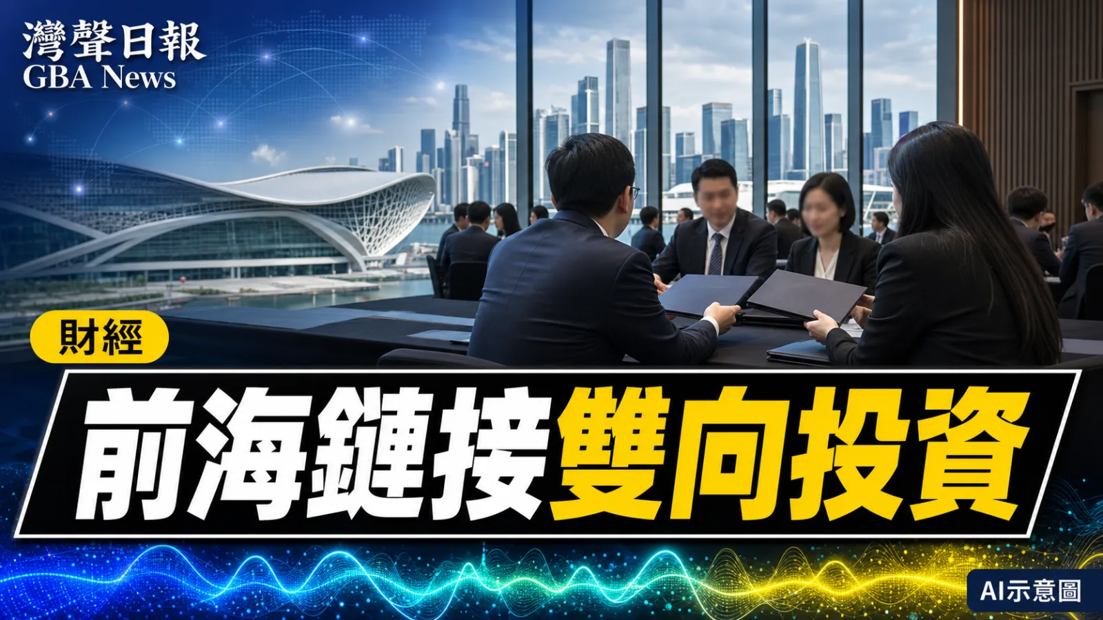 灣聲日報 GBA News｜前海雙向投資大會吸引逾200代表 聚焦企業出海與外資入華｜財經新聞封面