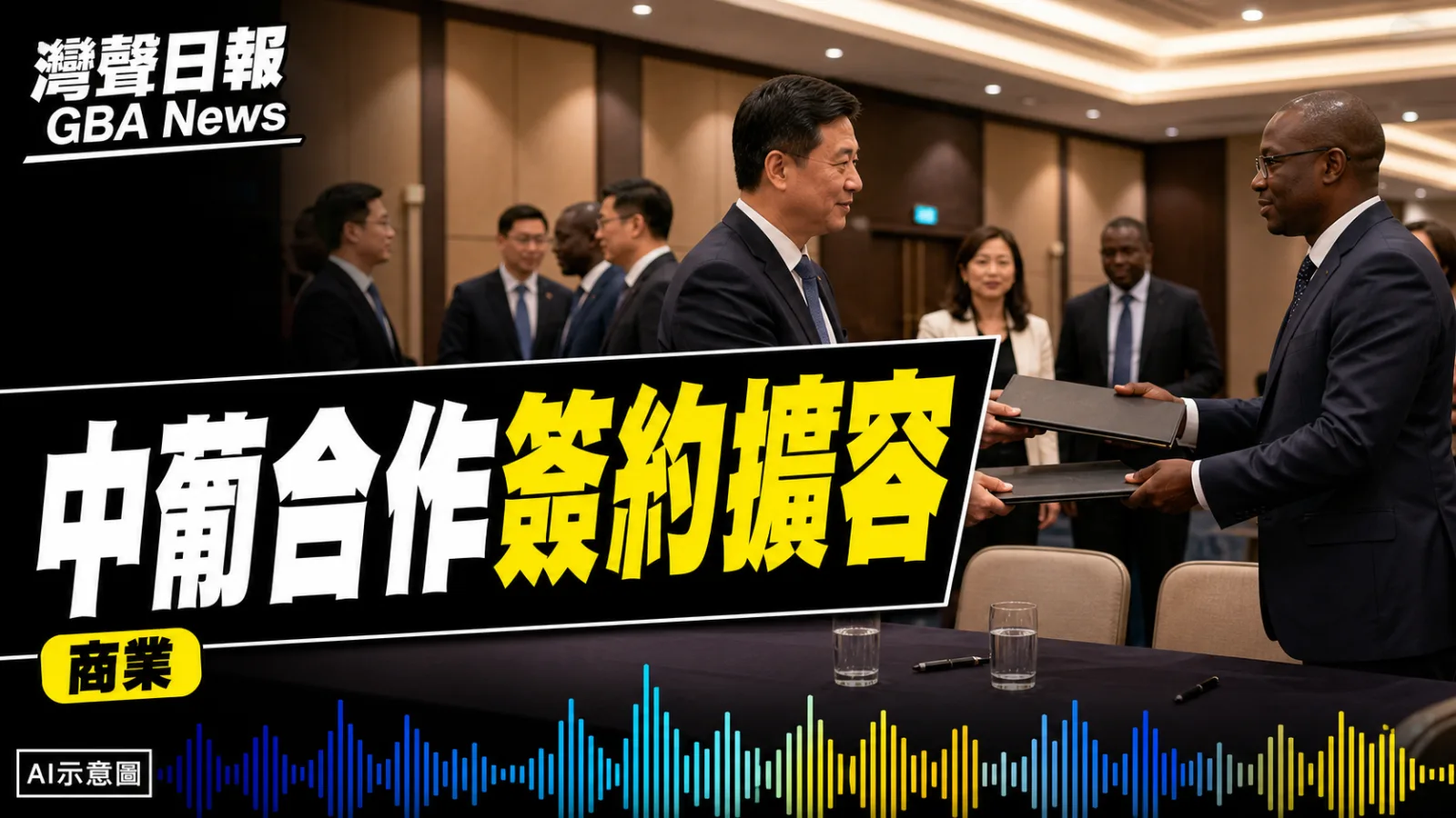 灣聲日報 GBA News｜中葡企業莫桑比克簽24項協議 澳門橫琴搭建出海服務網｜商業新聞封面