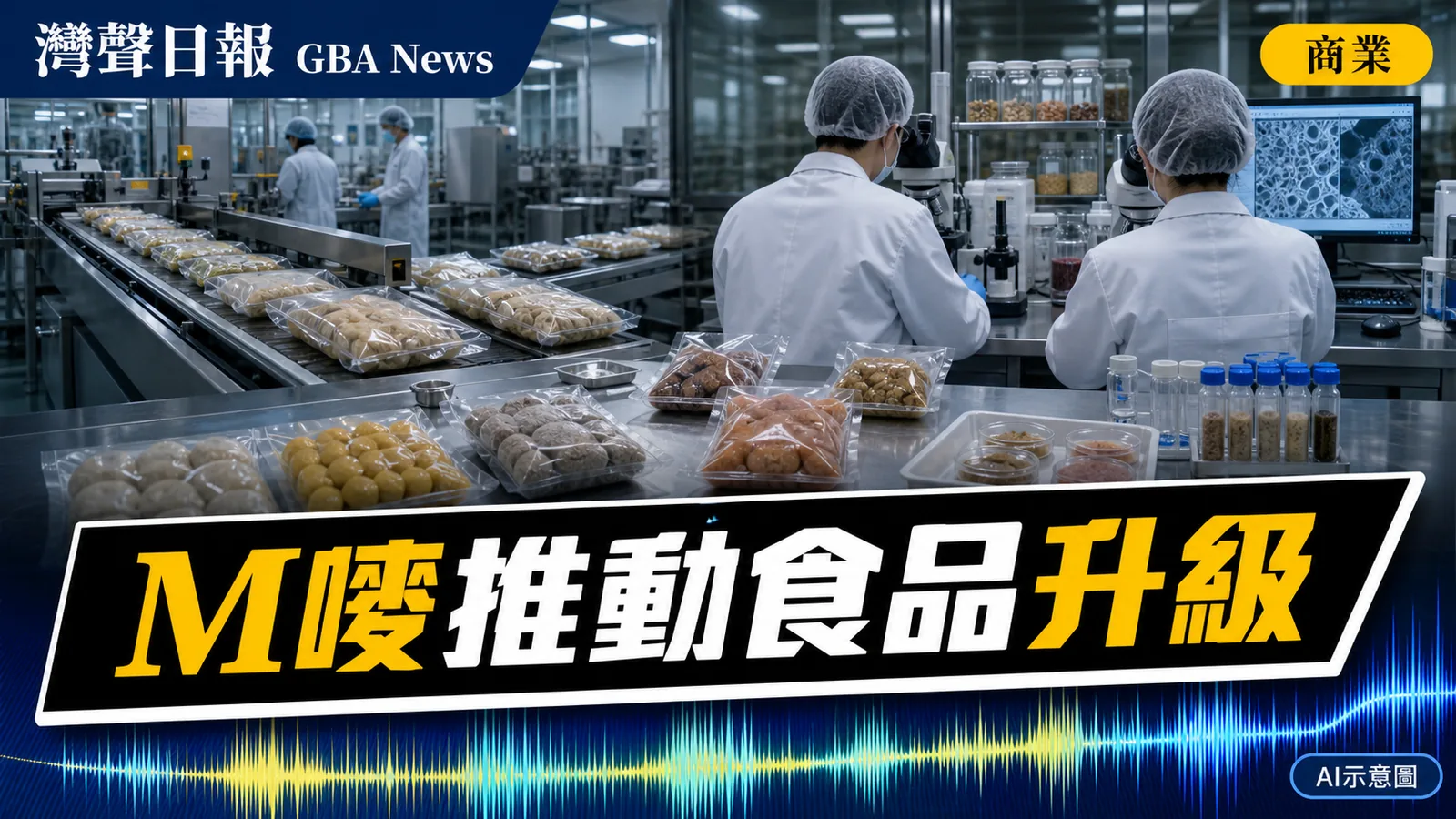 灣聲日報 GBA News｜澳門M嘜企業交流　聚焦食品標準化與新品研發｜商業新聞封面