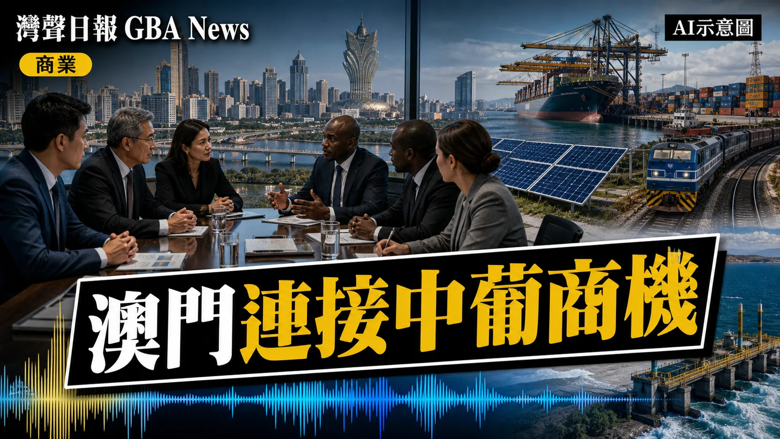 灣聲日報 GBA News｜中葡論壇訪莫桑比克　澳門平台對接基建綠色經濟｜商業新聞封面
