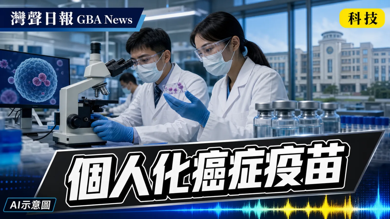 灣聲日報 GBA News｜澳大牛津專家談個人化癌症預防疫苗　聚焦早期攔截｜科技新聞封面