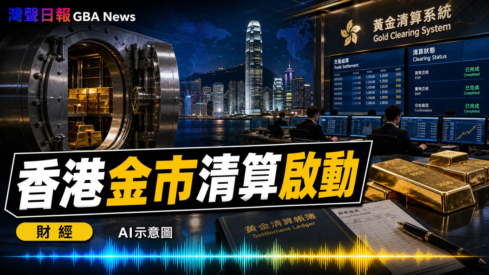 香港黃金中央清算系統試運行 連接上海金市並推八項配套