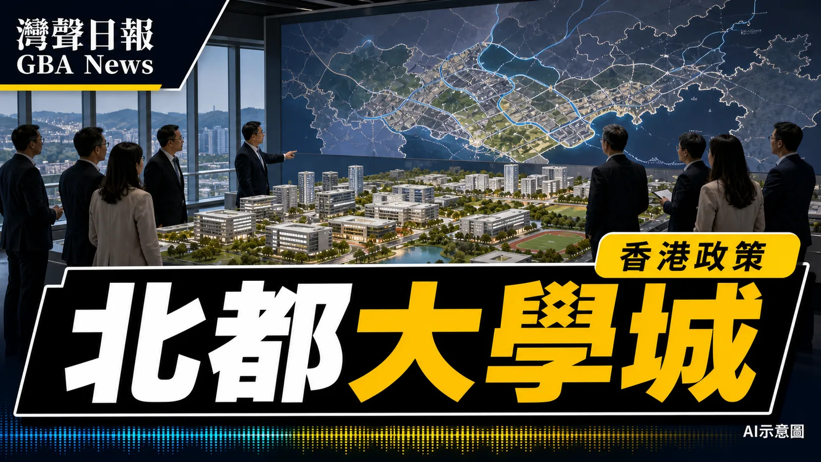 北都大學城區研達1000公頃 教科人才產業五元素成核心