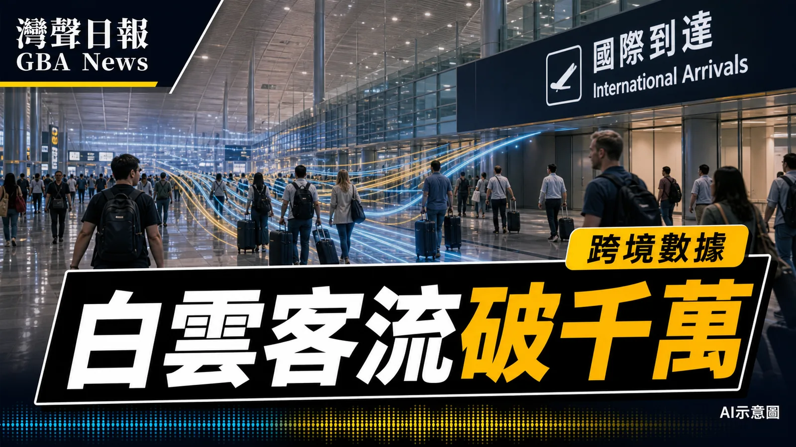 廣州白雲口岸外籍旅客佔逾四成 今年出入境突破1000萬人次