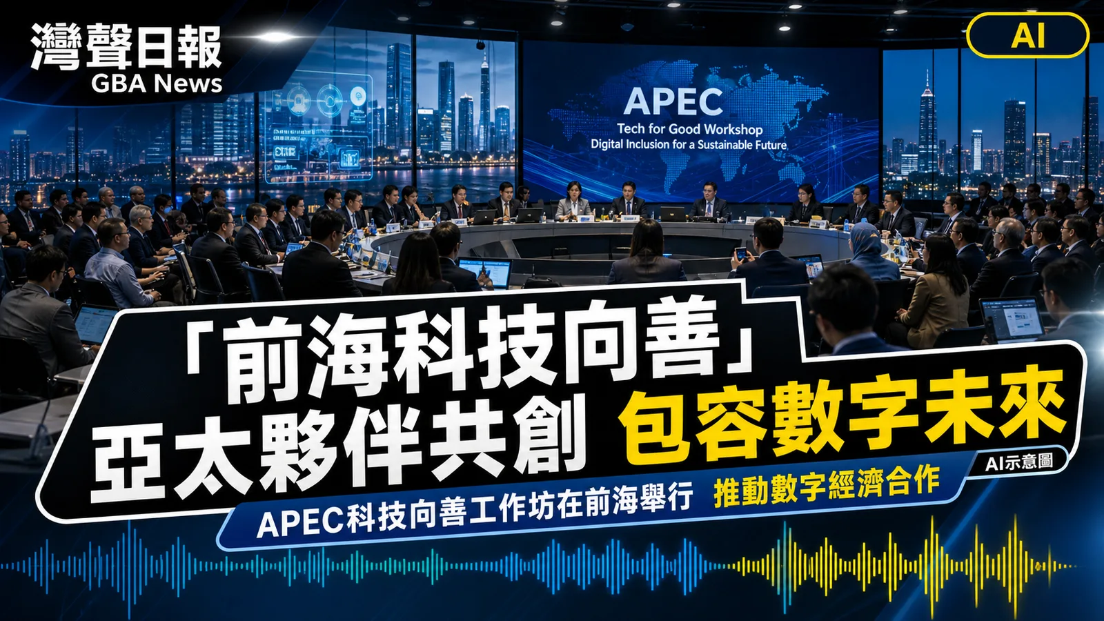 APEC技術向善研討會在前海開幕 17個經濟體代表聚焦AI與數字治理