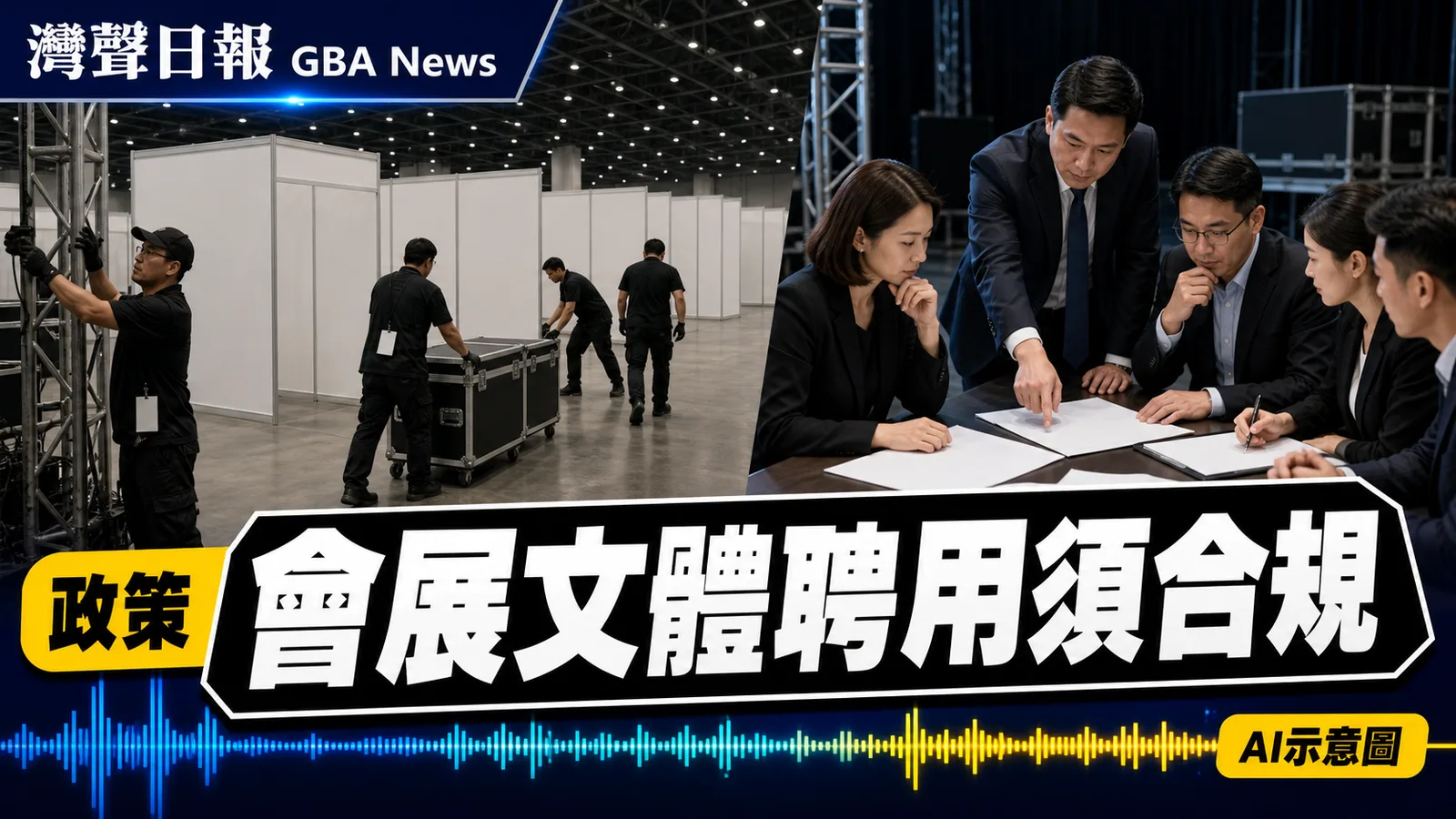 灣聲日報 GBA News｜澳門會展文體業加強合規聘用　70多名業界代表參與講解｜政策新聞封面