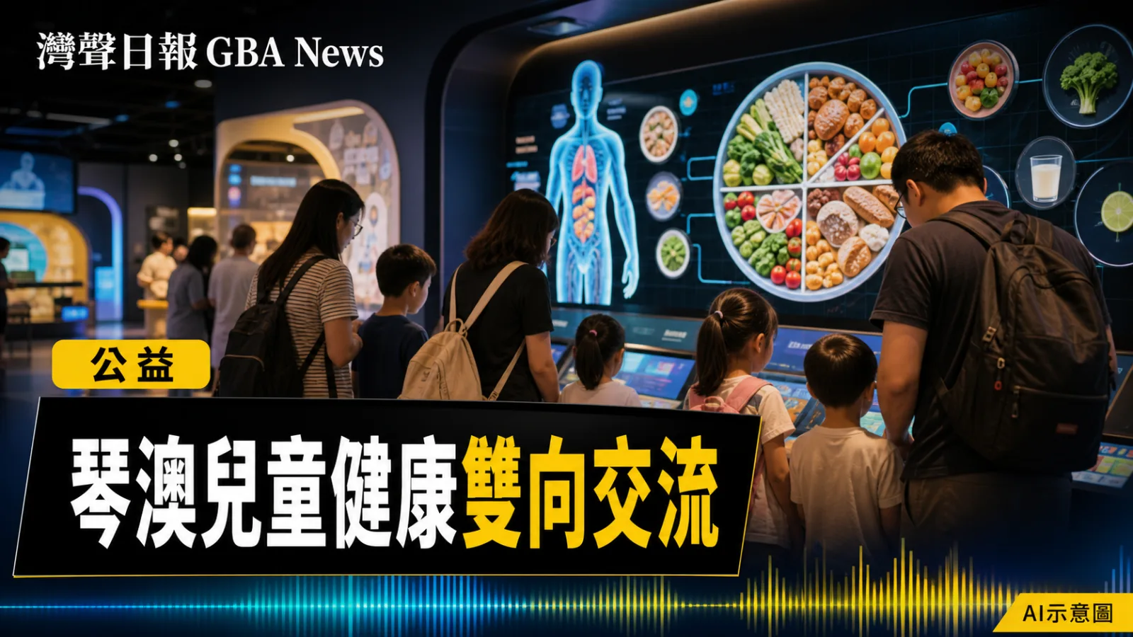 灣聲日報 GBA News|琴澳兒童健康教育深化互訪 親子家庭雙向交流推進民生融合|公益新聞封面