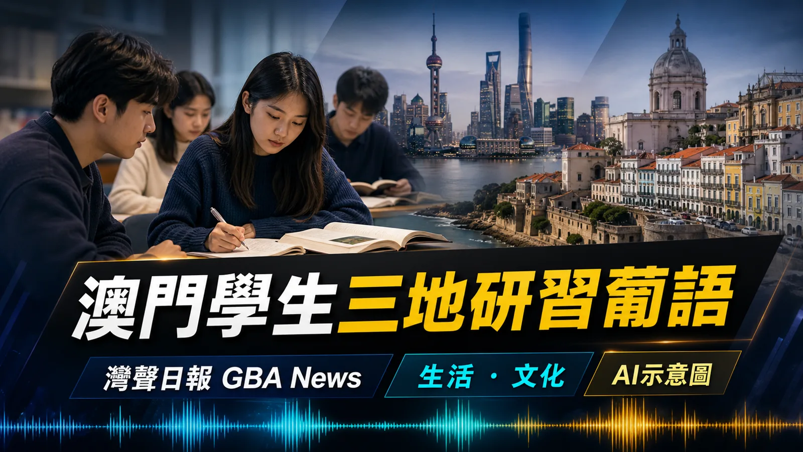 灣聲日報 GBA News｜澳門學生三地研習葡語　新增赴葡萄牙兩周沉浸課程｜生活・文化新聞封面