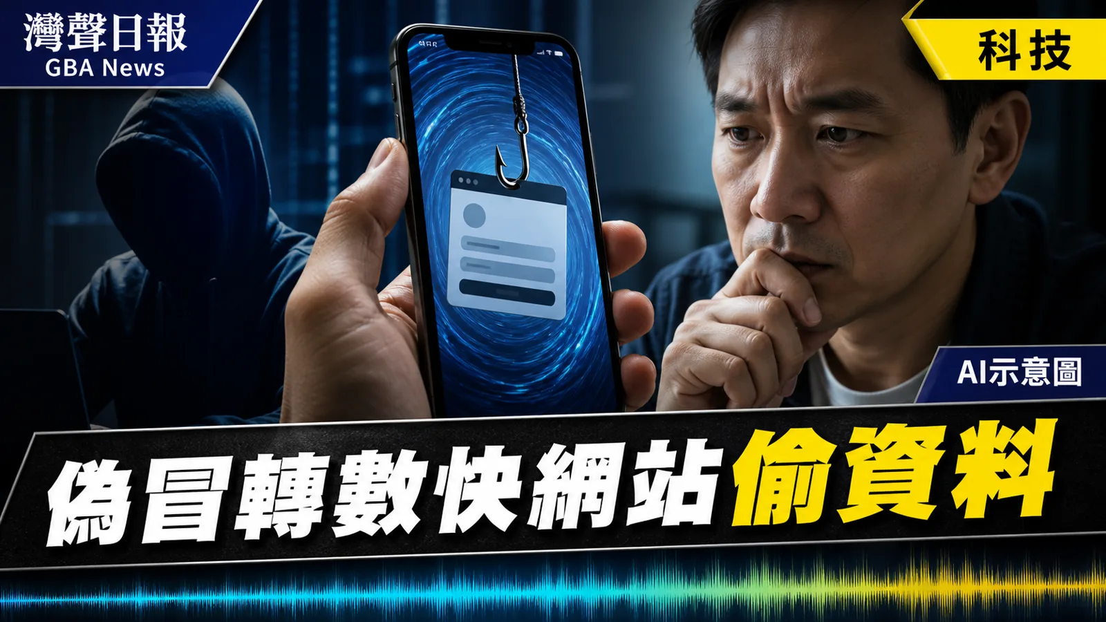 灣聲日報 GBA News｜香港結算公司揭偽冒轉數快網站　誘取身份證與銀行資料｜科技新聞封面