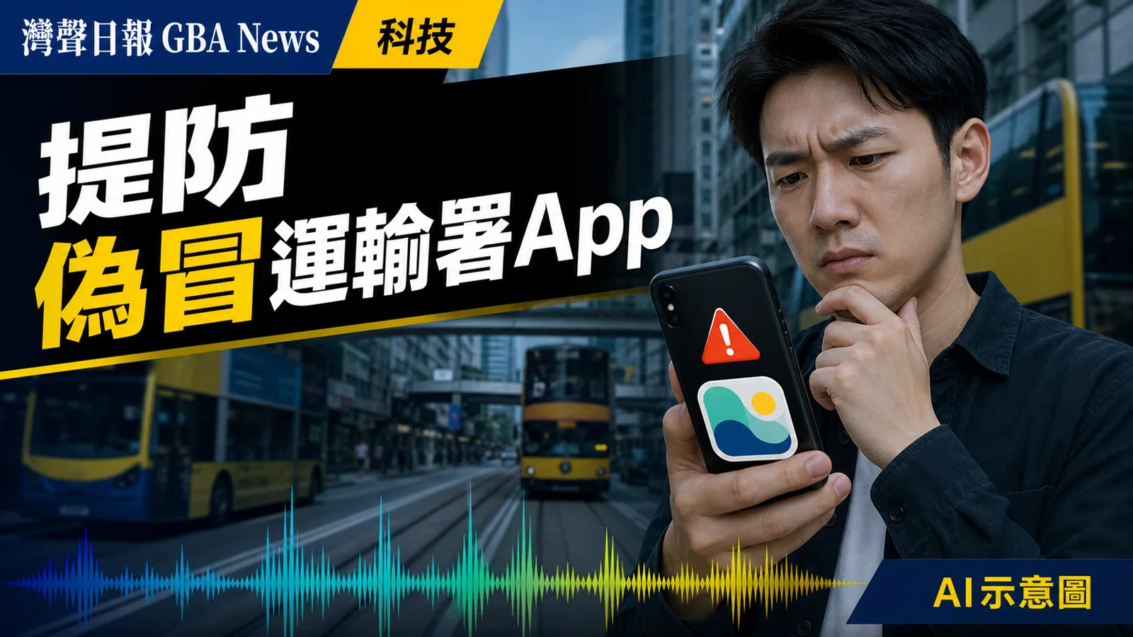 灣聲日報 GBA News｜運輸署警告偽冒「易通行」等應用程式　只限三官方平台下載｜科技新聞封面