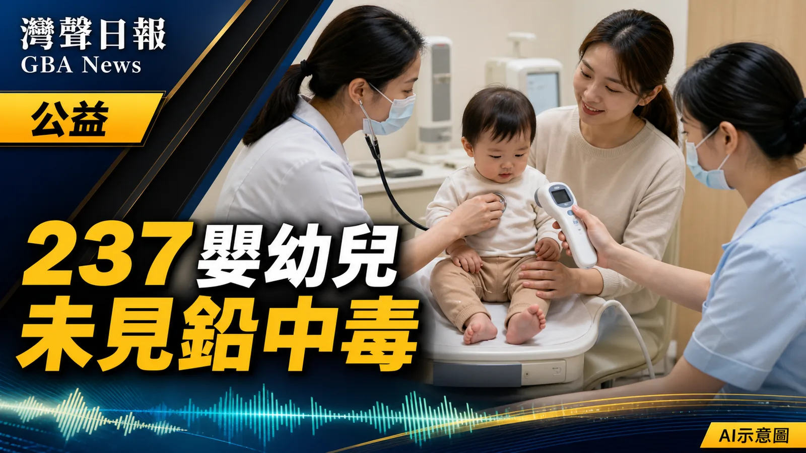 灣聲日報 GBA News｜香港跟進嬰兒奶粉鉛風險　237名嬰幼兒評估未見中毒｜公益新聞封面