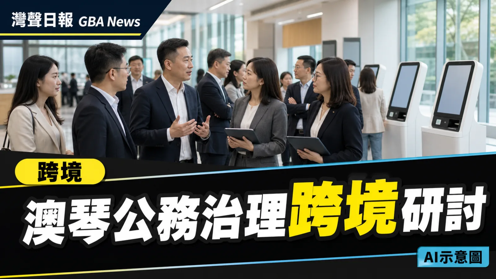 灣聲日報 GBA News｜首期澳琴公務人員研討班舉行　29人考察跨境政務與法務銜接｜跨境新聞封面