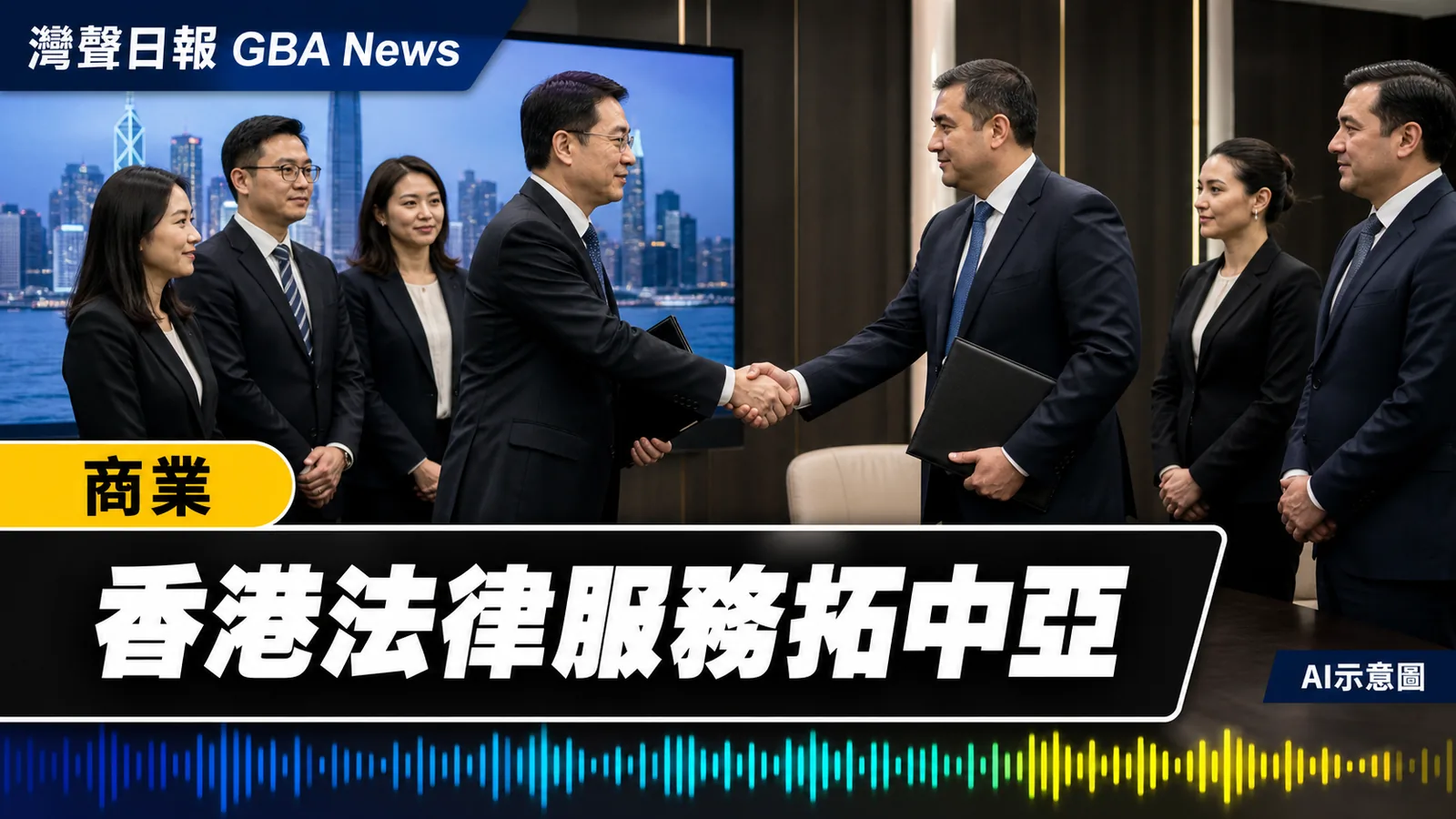 灣聲日報 GBA News｜香港與烏茲別克簽法律合作備忘錄　涵蓋爭議解決與法律AI｜商業新聞封面