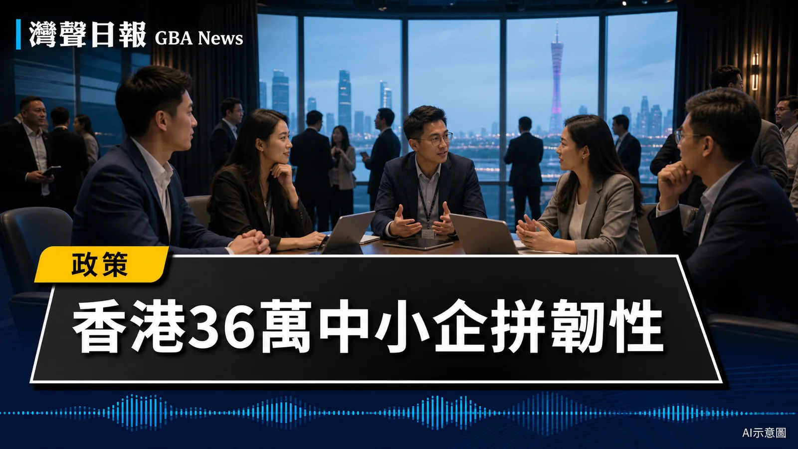 灣聲日報 GBA News｜香港36萬中小企佔商界逾98%　APEC廣州研AI與供應鏈韌性｜政策新聞封面