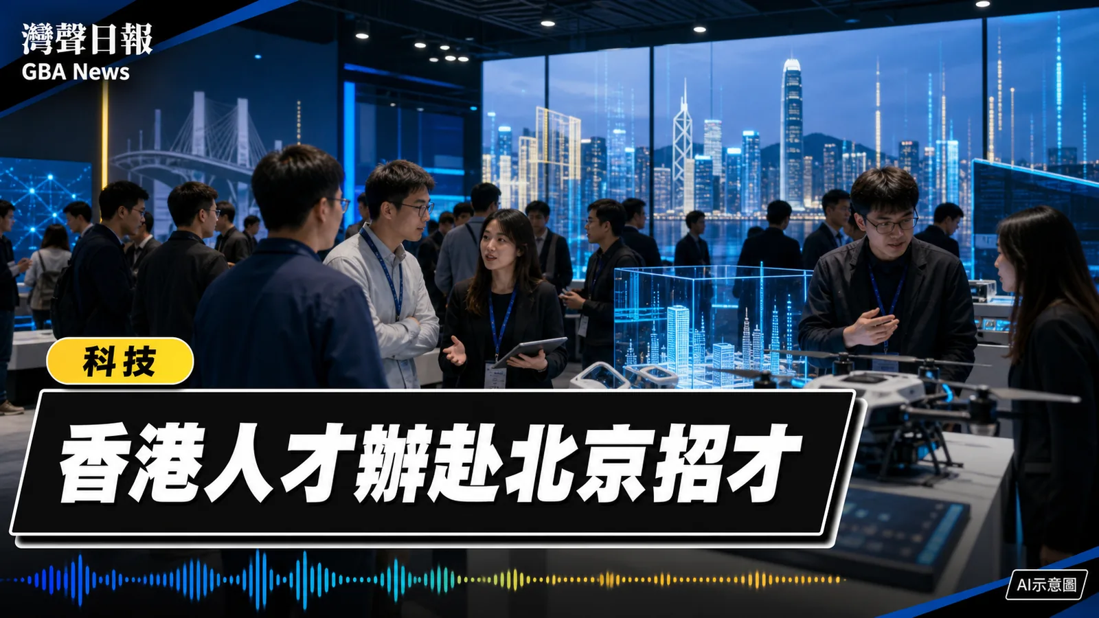 灣聲日報 GBA News｜香港人才辦赴北京創業峰會　推北都創科與大灣區人才機遇｜科技新聞封面