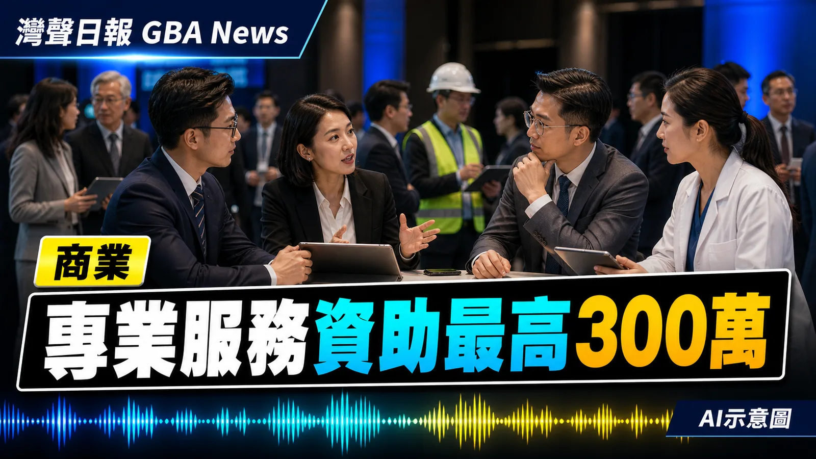 灣聲日報 GBA News｜香港專業服務資助新一輪申請　每項最高300萬元、11月底截止｜商業新聞封面