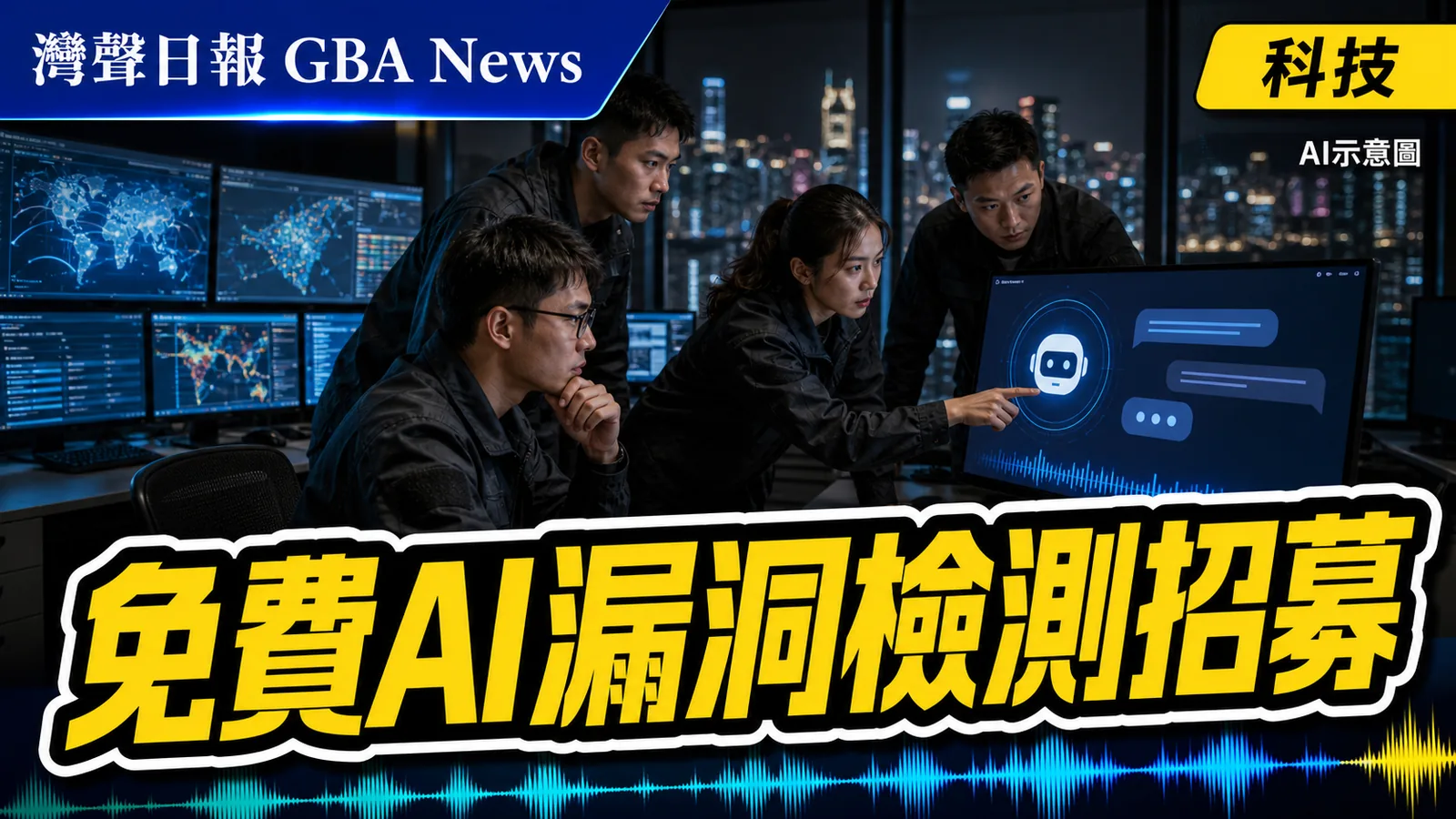 灣聲日報 GBA News｜香港BugHunting 2026接受報名　免費檢測聊天機械人與AI代理漏洞｜科技新聞封面