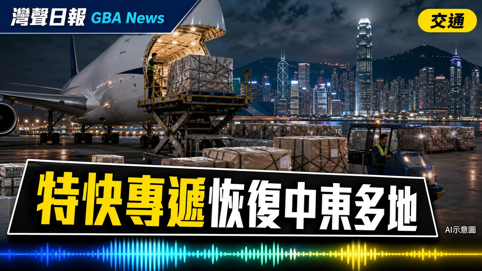 灣聲日報 GBA News｜香港郵政9月3日起恢復多地特快及空郵包裹　中東郵件或需額外轉運時間｜交通新聞封面