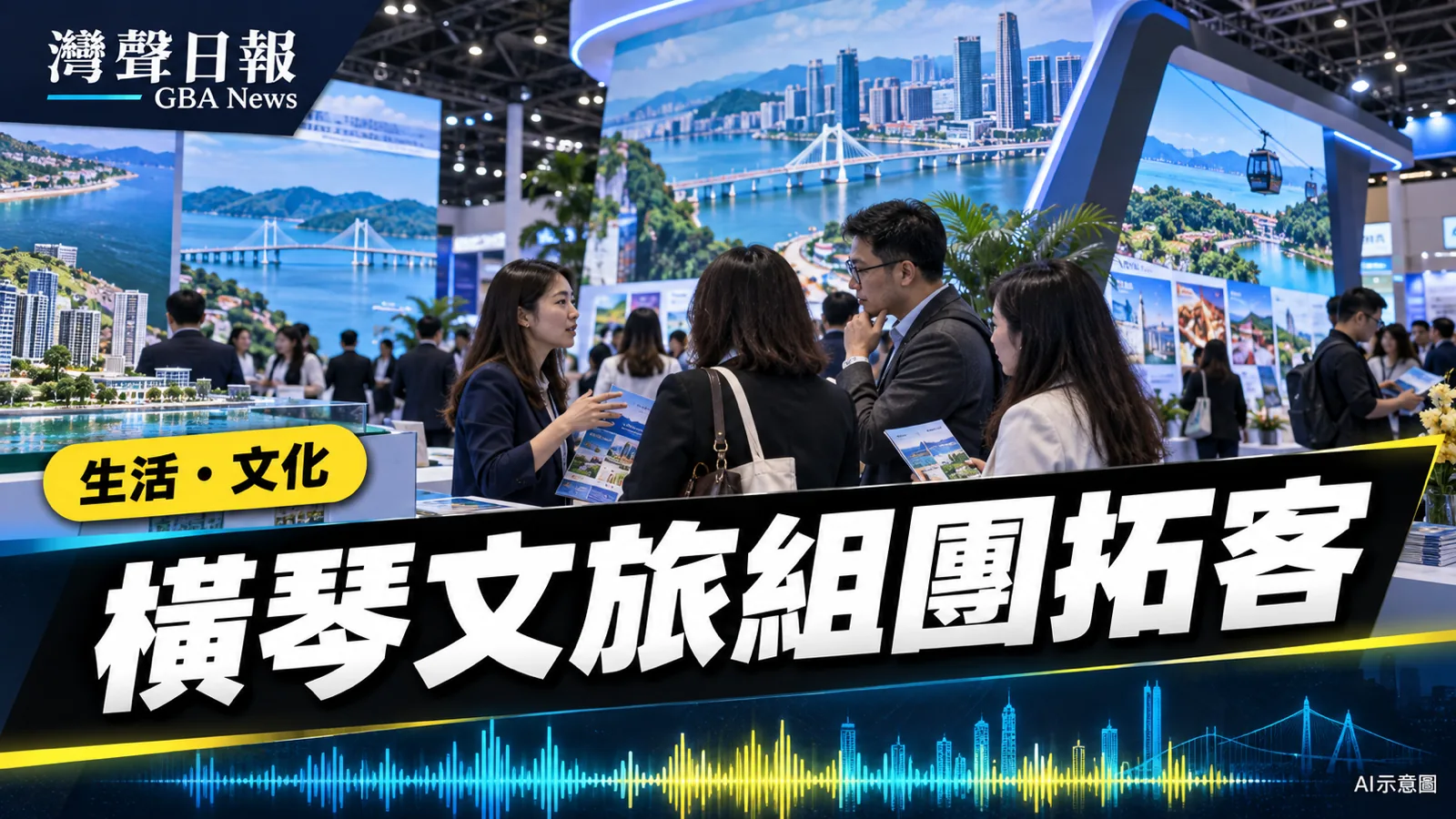 灣聲日報 GBA News｜橫琴10企組團參加廣東旅博會　今年參團客增139.1%拓康養旅遊｜生活・文化新聞封面