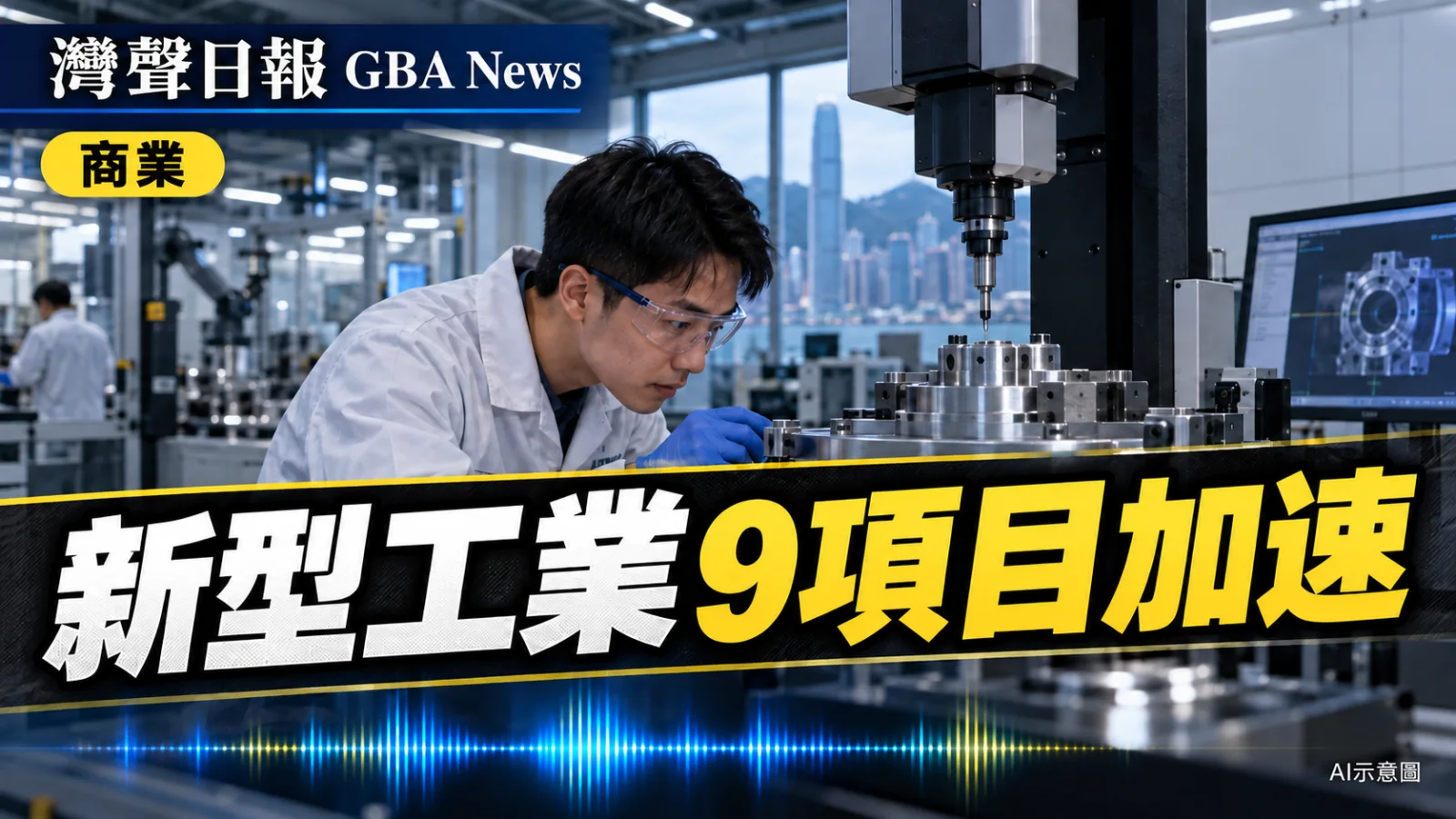 灣聲日報 GBA News｜香港新型工業加速計劃推9個項目　總投資逾40億元｜商業新聞封面